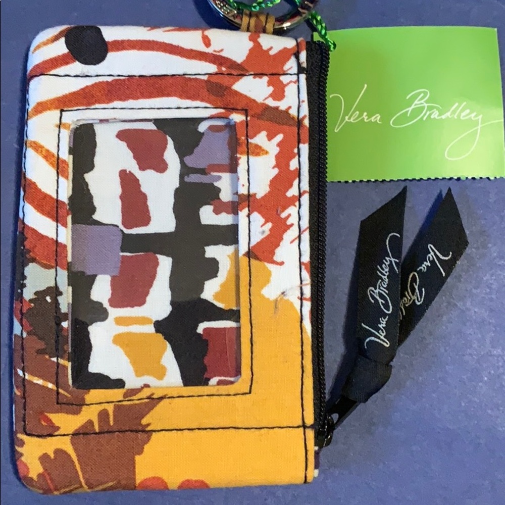 Vera Bradley ID Case Tropical Leaves//Never Used